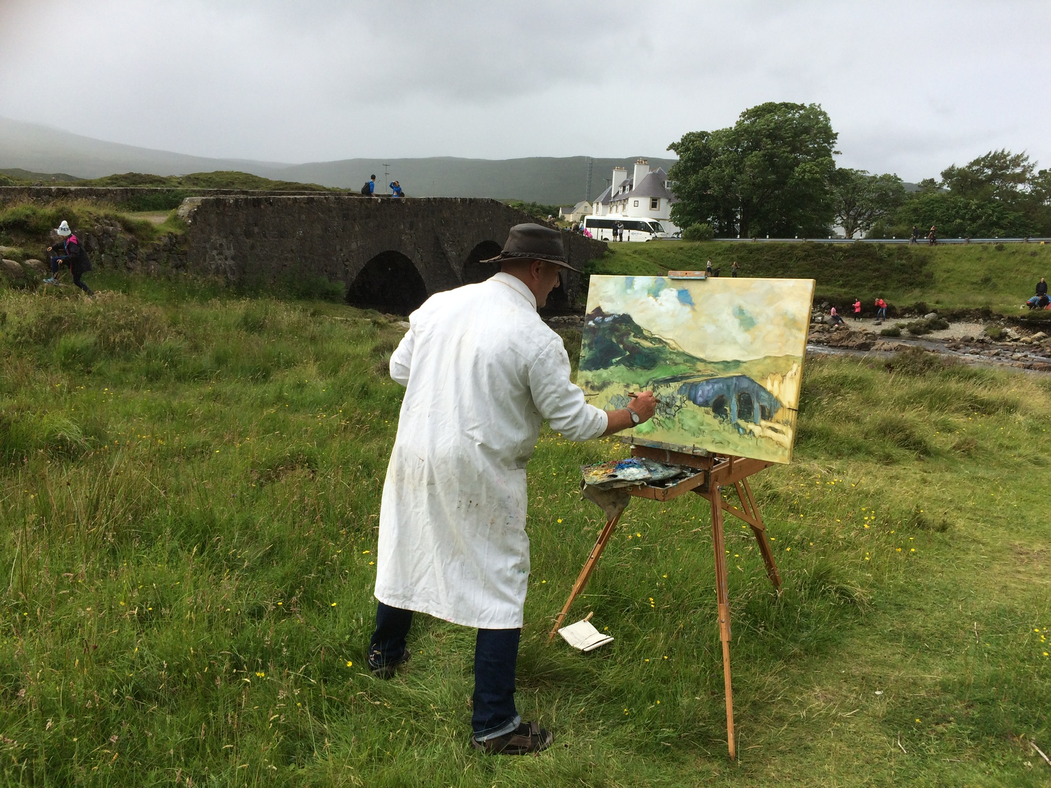 Plein-Air-Malerei in Schottland auf der Isle of Sky