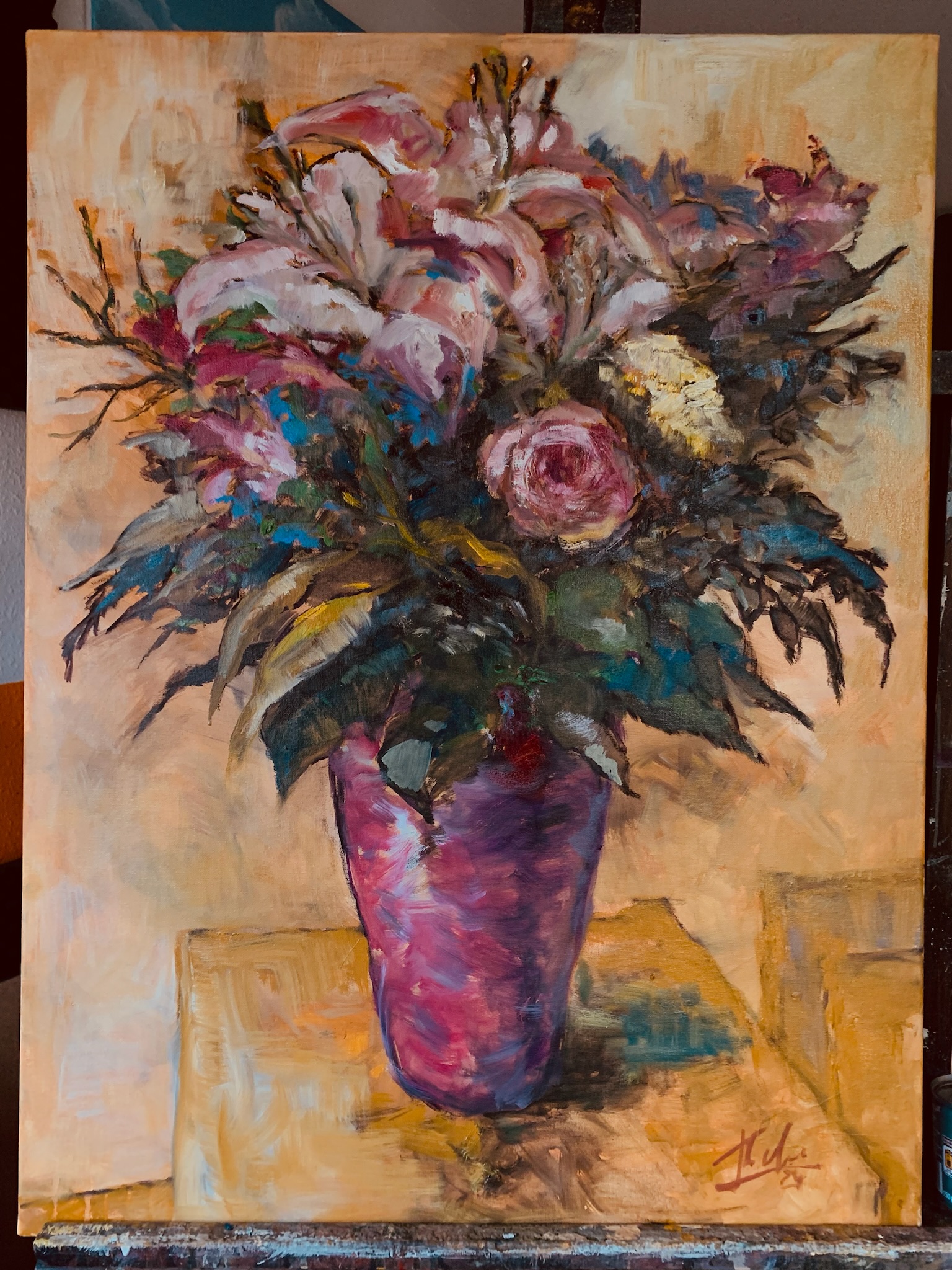 Blumen, 2024, 80 x 60