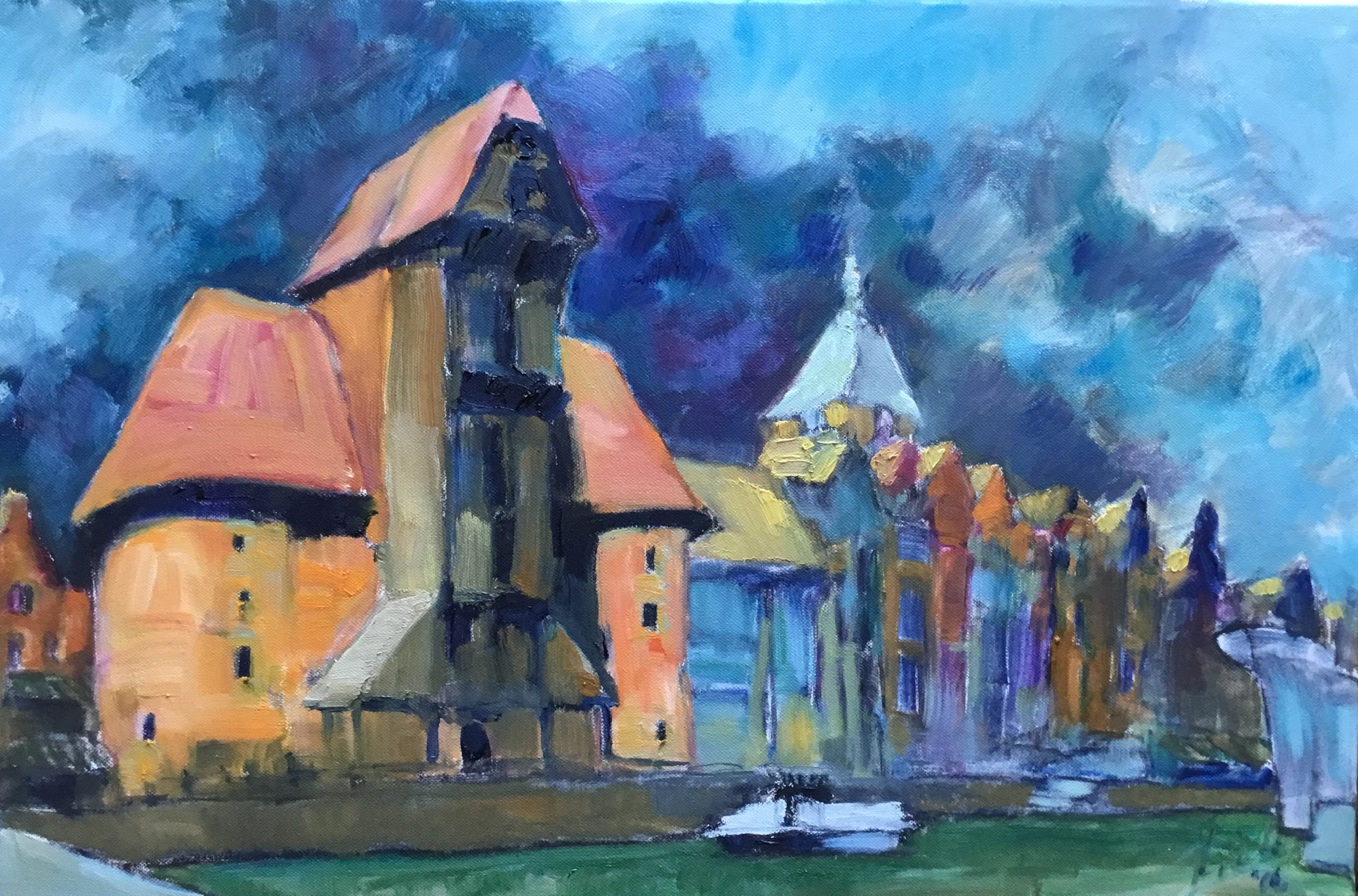 Danzig, 2014, 40 x 60 Öl auf Leinwand